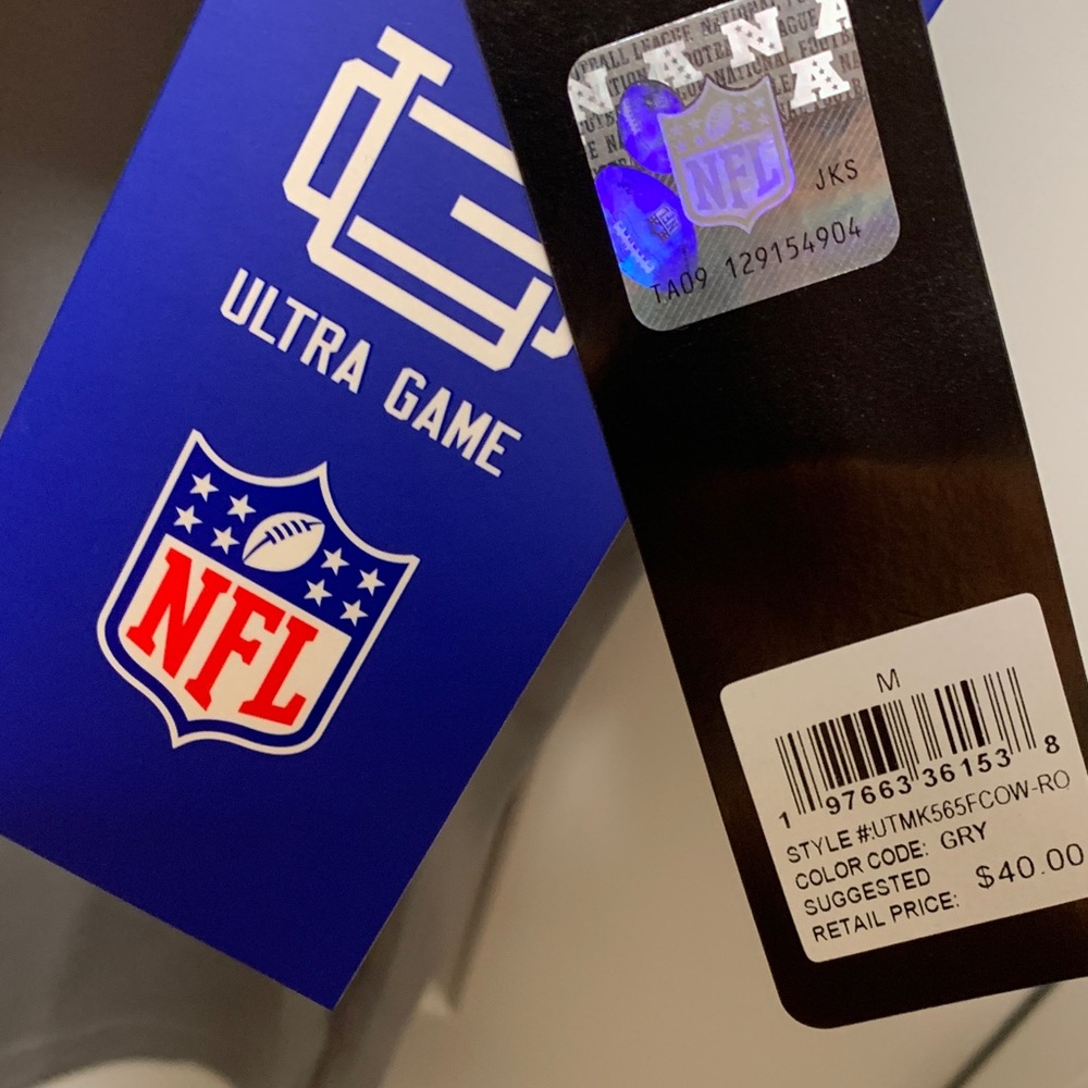 Official NFL Dallas Cowboys Gray Short Sleeve Tee. Size: M. Brand New with Tags. - Picture 3 of 6